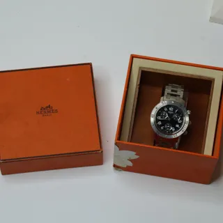 Hermès Clipper CL2.910 Stainless steel Blue