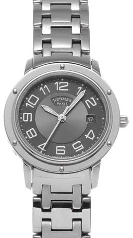 Hermès Clipper CP1.310.230 28mm Stainless steel Gray