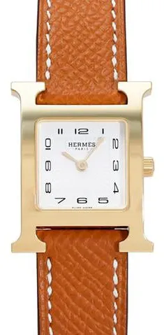 Hermès Heure H HH1.201.131/UU37 21mm Stainless steel White