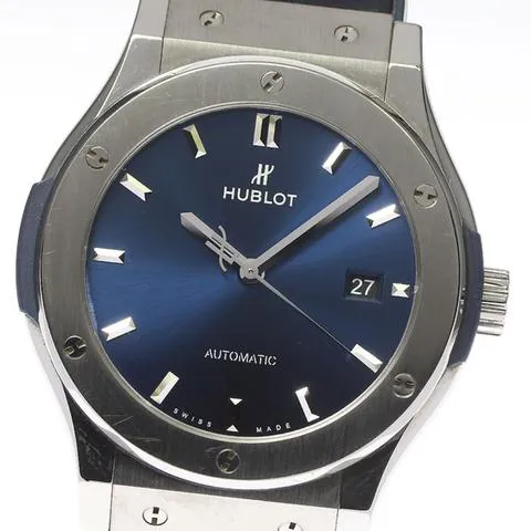 Hublot Classic Fusion Blue 542.NX.7170.LR 42mm Titanium Blue