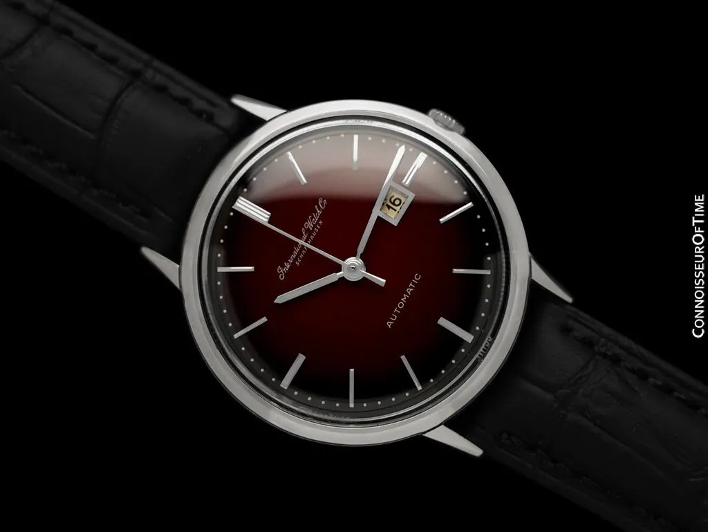 IWC 603A 35mm Stainless steel Oxblood