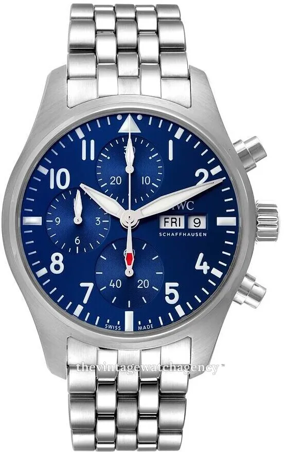 IWC Pilot Chronograph IW388102 41mm Stainless steel Blue