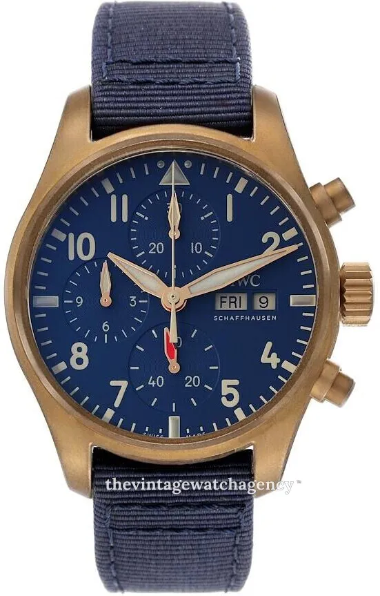 IWC Pilot Chronograph IW388109 41mm Bronze Blue