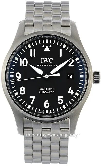 IWC Pilot Mark IW327015 40mm Stainless steel Black