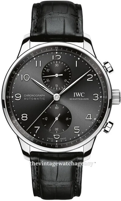 IWC Portugieser IW371609 41mm Stainless steel Black