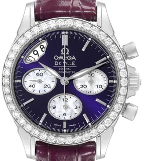 Omega De Ville 422.18.35.50.10.001 Stainless steel Purple