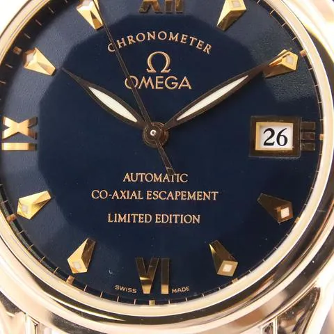 Omega De Ville Co-Axial 59318123 37.5mm Rose gold Blue 5