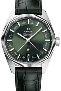 Omega Globemaster 130.33.41.22.10.001 Stainless steel Green