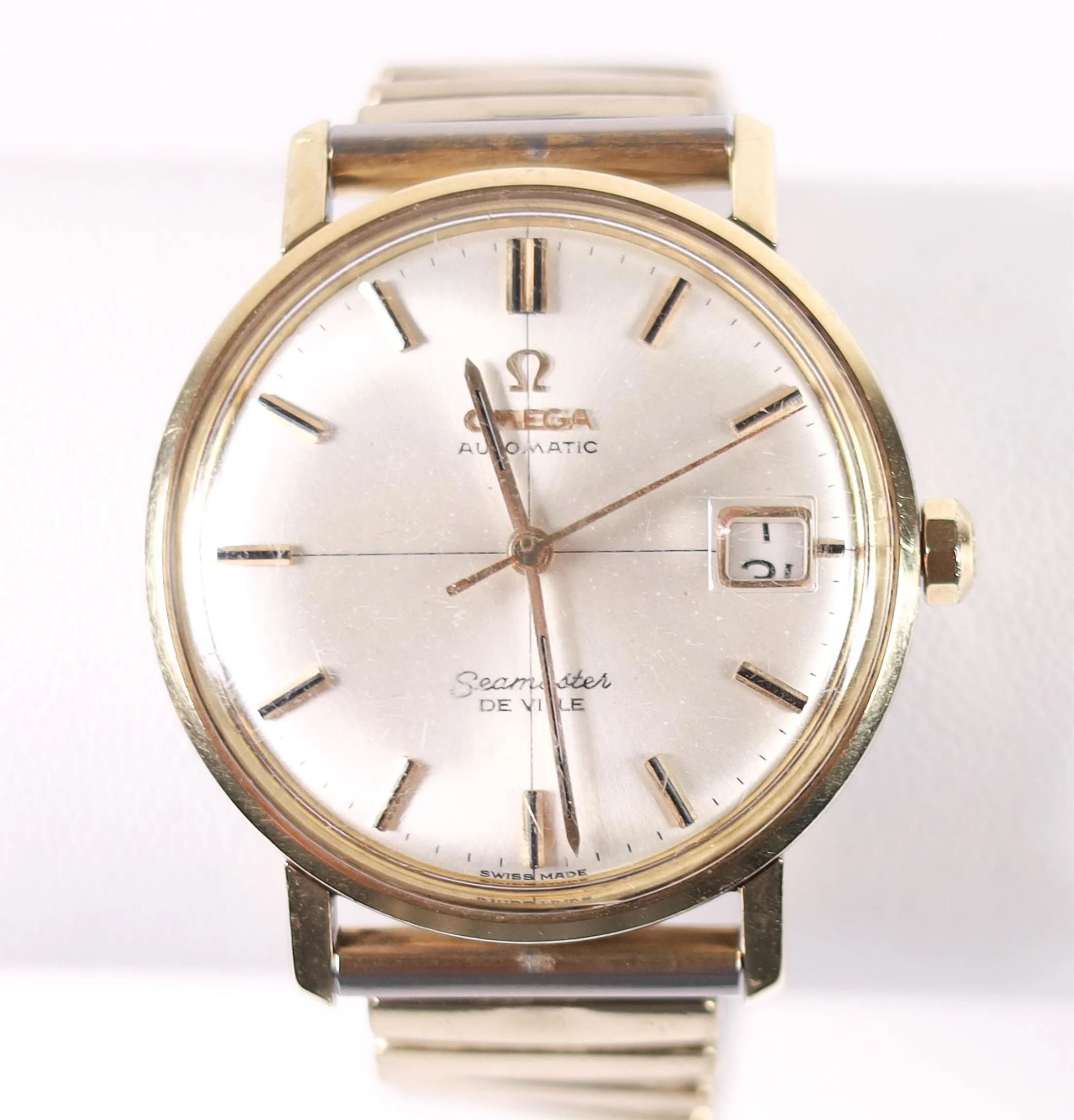 Omega Seamaster De Ville 33mm Yellow gold White 1