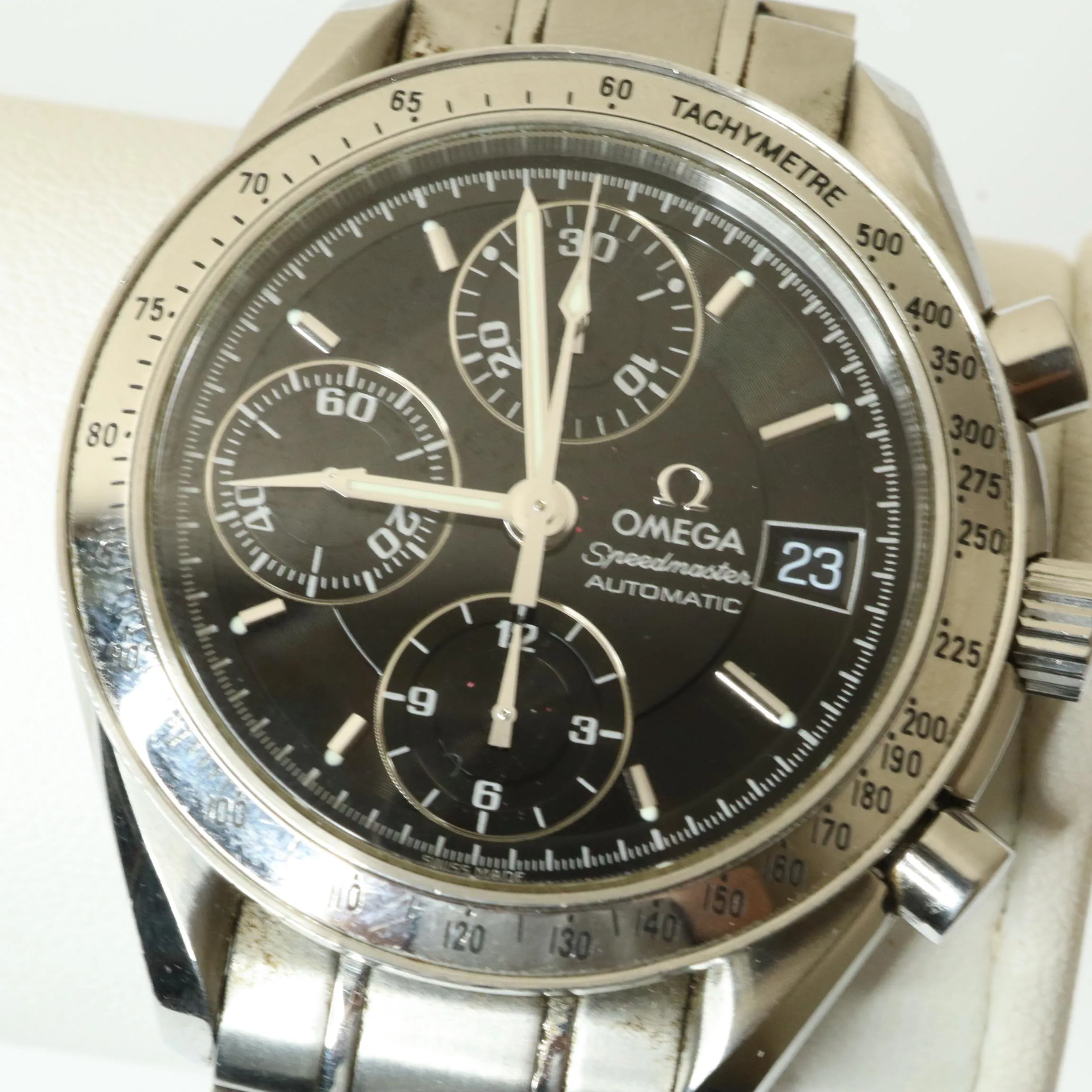 Omega Speedmaster Date 3513.50 39mm Stainless steel Black 1