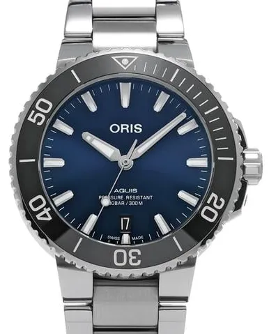 Oris Aquis 01 733 7732 4135-07 8 21 05PEB 39.5mm Stainless steel Blue