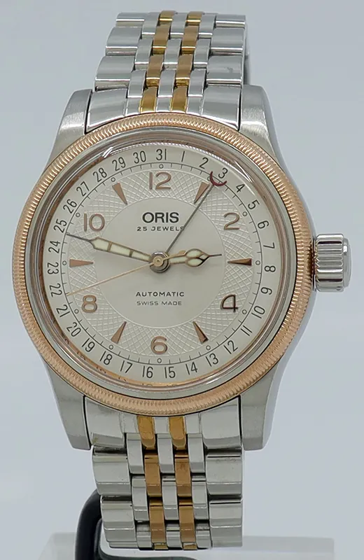 Oris Big Crown 01 754 7543 4361-07 8 20 63 40mm Yellow gold and Stainless steel Silver