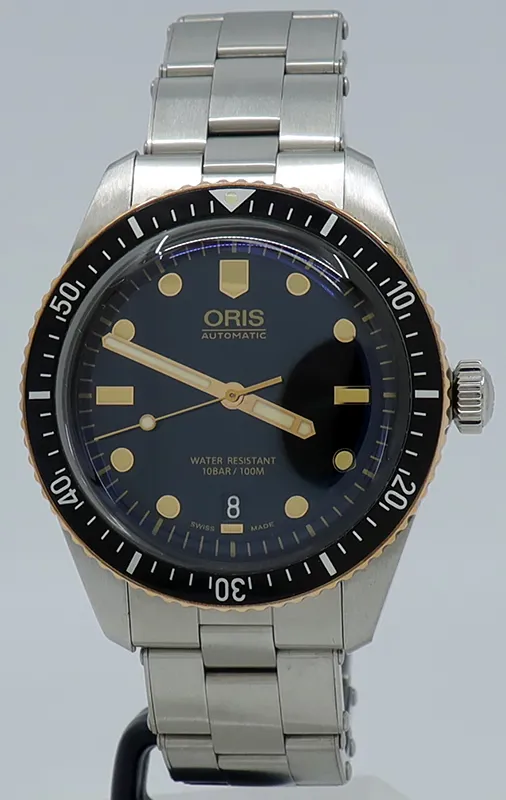 Oris Divers Sixty Five 01 733 7707 4354-07 8 20 18 40mm Bronze and Stainless steel Black