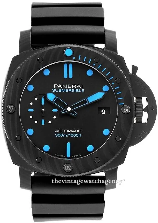 Panerai Luminor GMT Automatic PAM 01616 47mm Grey Carbon titanium Black