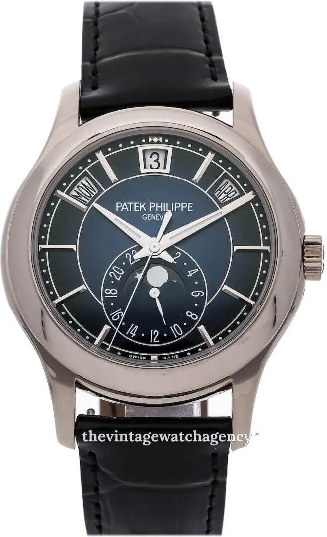 Patek Philippe Annual Calendar 5205G-013 40mm White gold Blue