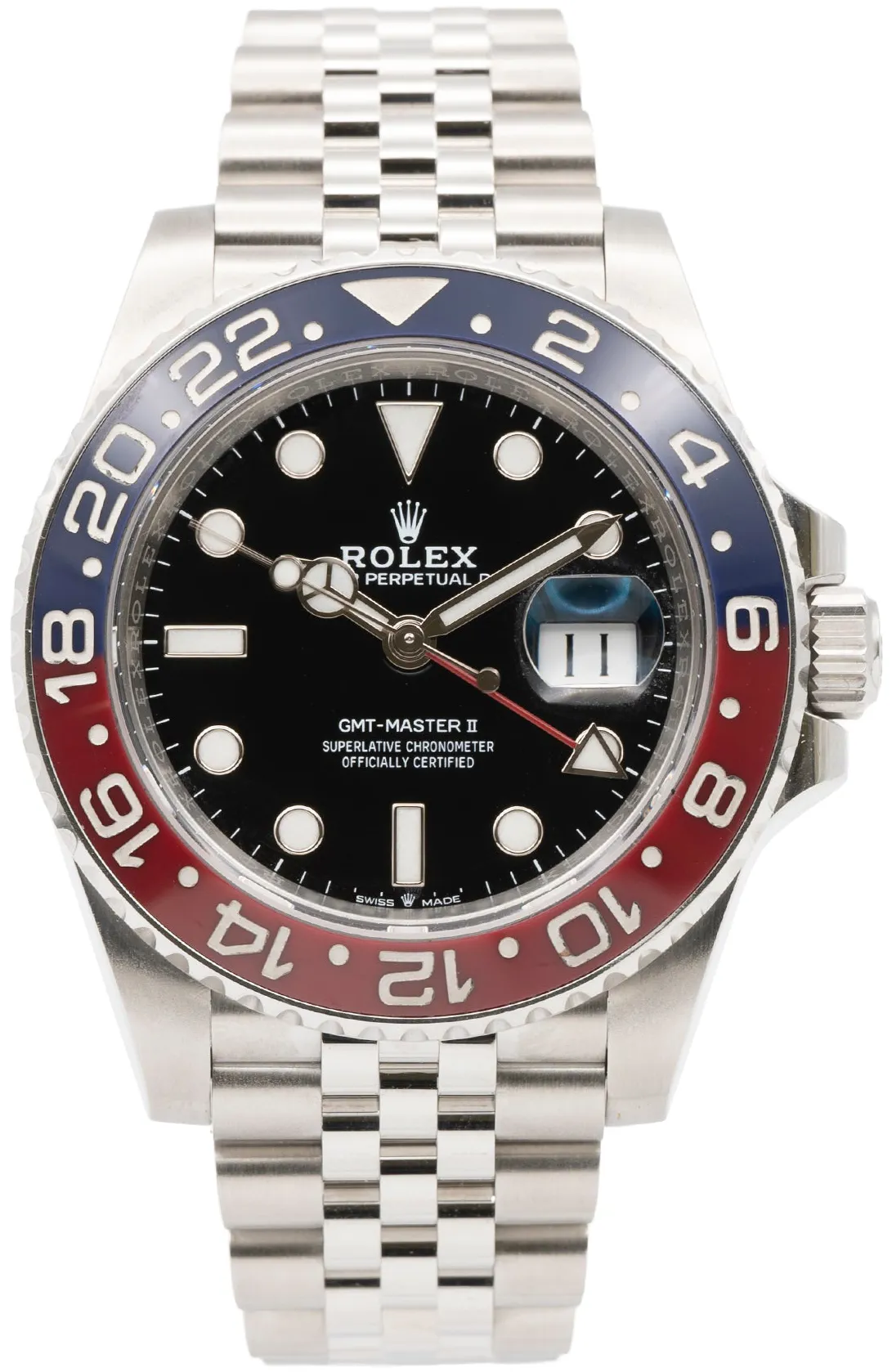 Rolex GMT-Master II 126710BLRO 40mm Stainless steel Black