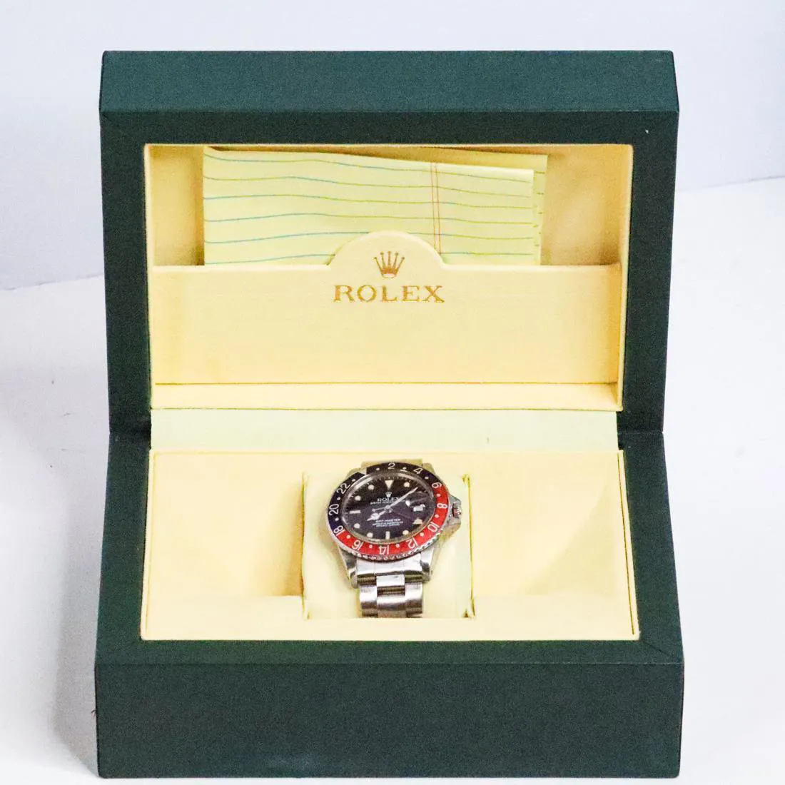 Rolex GMT-Master Pepsi 1986 38mm Stainless steel Black 5