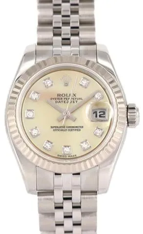 Rolex Lady-Datejust 179174NG 26mm White gold Yellow