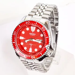 Seiko Diver Stainless steel Red