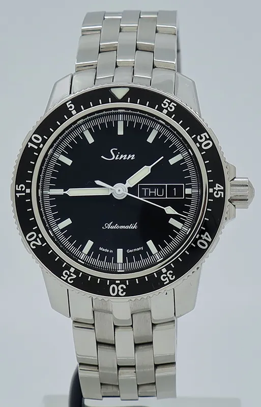 Sinn 104 104.010 41mm Stainless steel Black