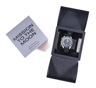 Omega MISSION TO THE MOON Ceramic Black