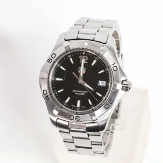 TAG Heuer Aquaracer WAF1110 Stainless steel Black