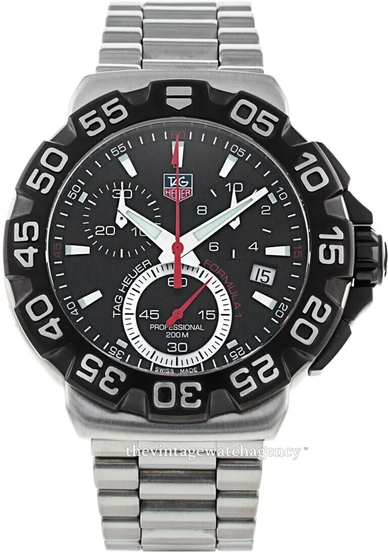 TAG Heuer Formula 1 CAH1110.BA0850 41mm Stainless steel Black