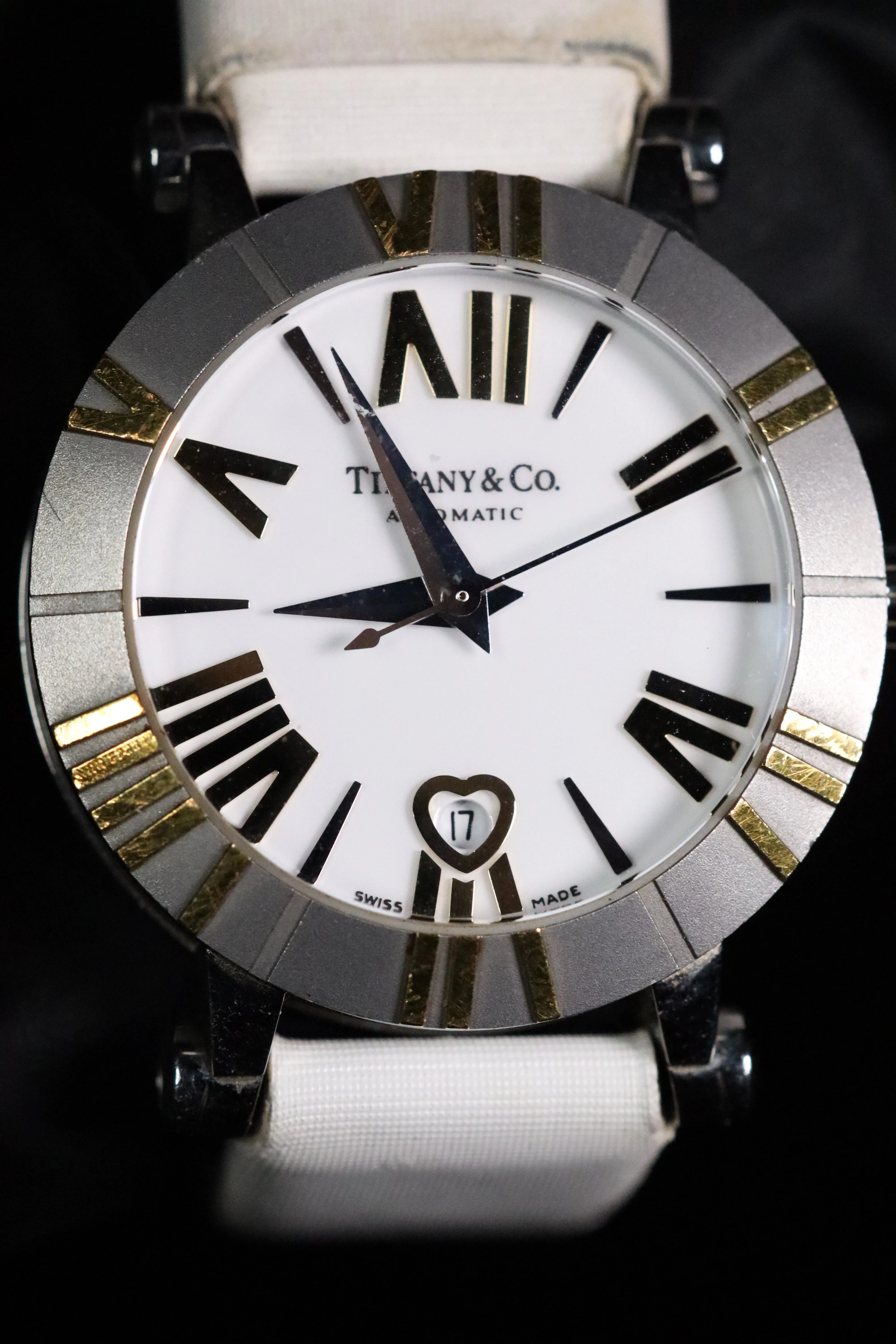 Tiffany Atlas 30mm Stainless steel White