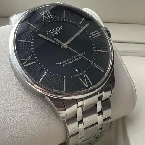 Tissot Chemin de Tourelles T099.407.11.058.00 42mm Stainless steel Black