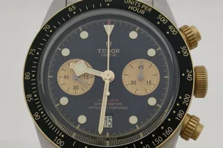 Tudor Black Bay Chronograph 79363N Stainless steel and 18k yellow gold Black