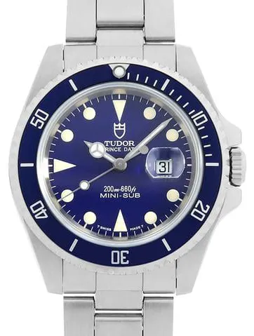 Tudor Prince Date 73190 33mm Stainless steel Blue