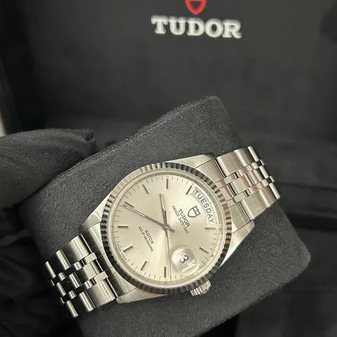 Tudor Prince Date-Day 76214 36mm Stainless steel Silver