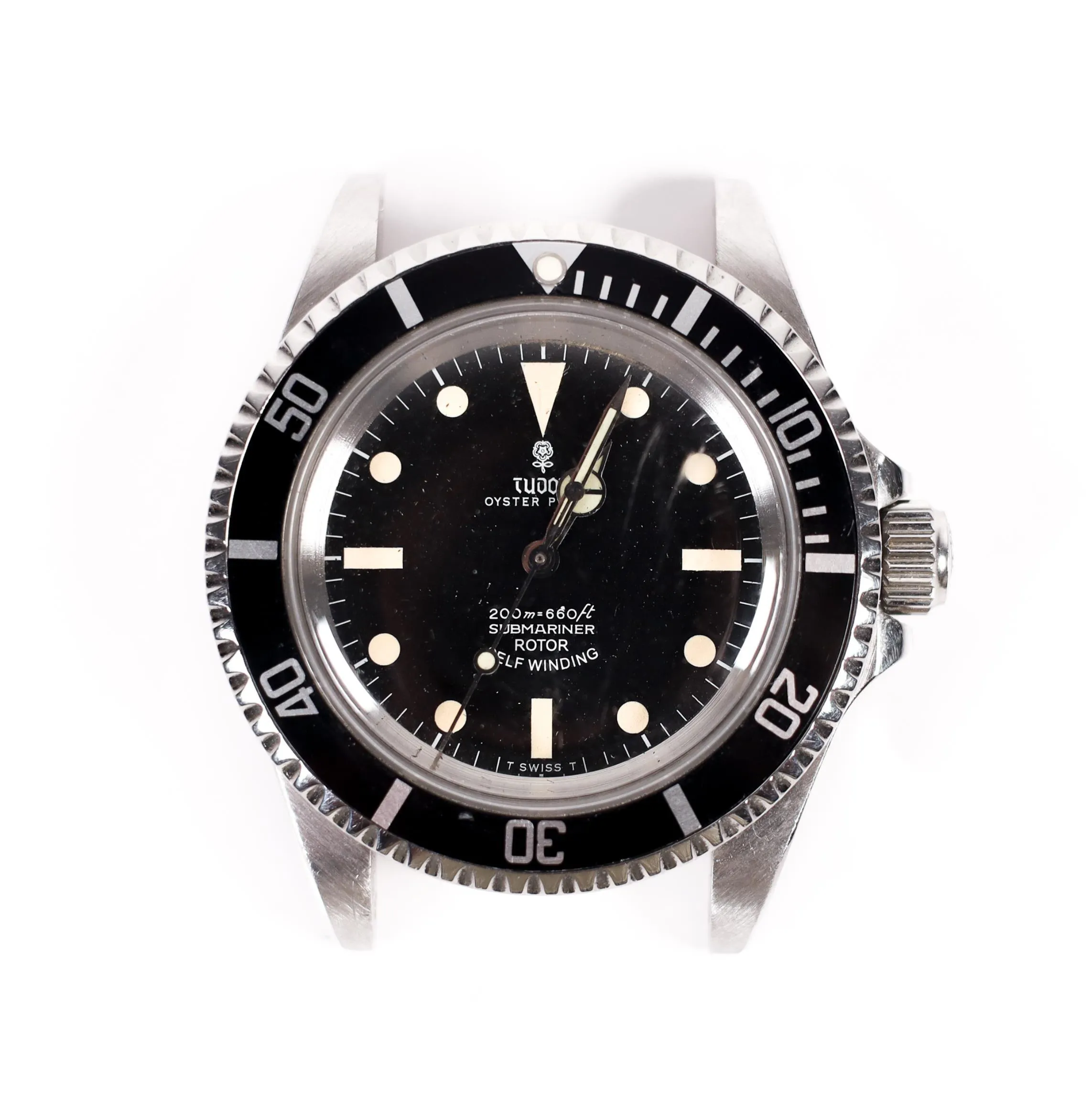 Tudor Submariner 40mm Stainless steel Black