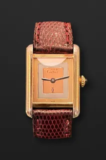 Cartier Tank 2140 Gold-plated silver Golden