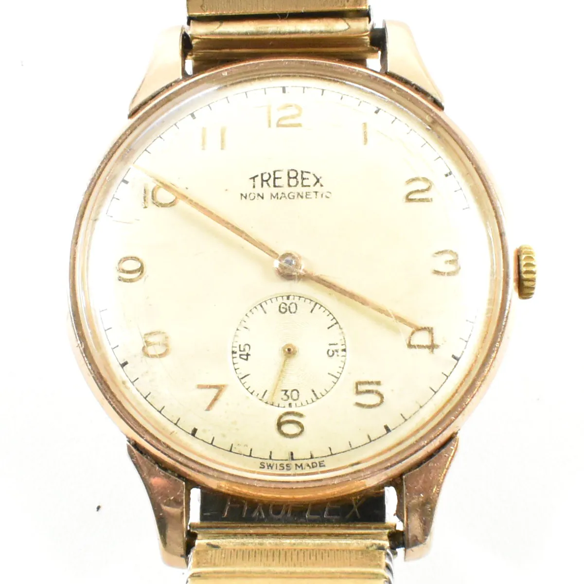 Trebex 45mm 9ct Yellow gold