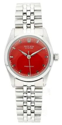 Rolex Oyster Precision 6430 36mm Stainless steel Red