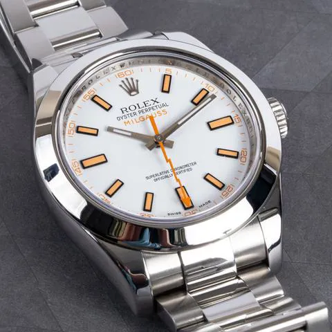 Rolex Milgauss 116400 40mm Stainless steel White