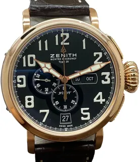 Zenith Pilot Type 20 Annual Calendar 87.2430.4054/21.C721 Rose gold and Titanium Black