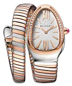 Bulgari Serpenti 103822 35mm Stainless steel$Pink gold Silver