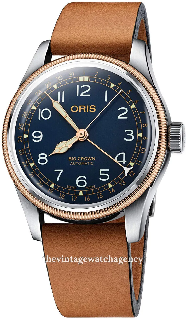 Oris Big Crown 01 754 7741 4365-07 5 20 71 40mm Stainless steel Blue