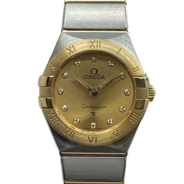 Omega Constellation 131.20.25.60.58.001 25mm Yellow gold and Stainless steel White