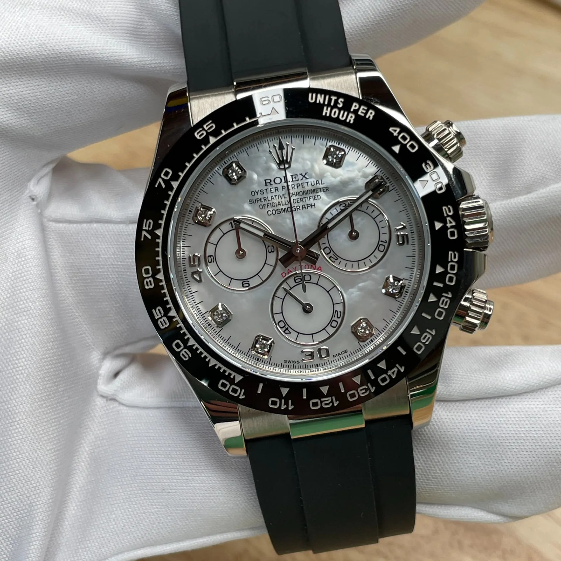 Rolex Daytona 116519LN-0026 40mm White gold Silver