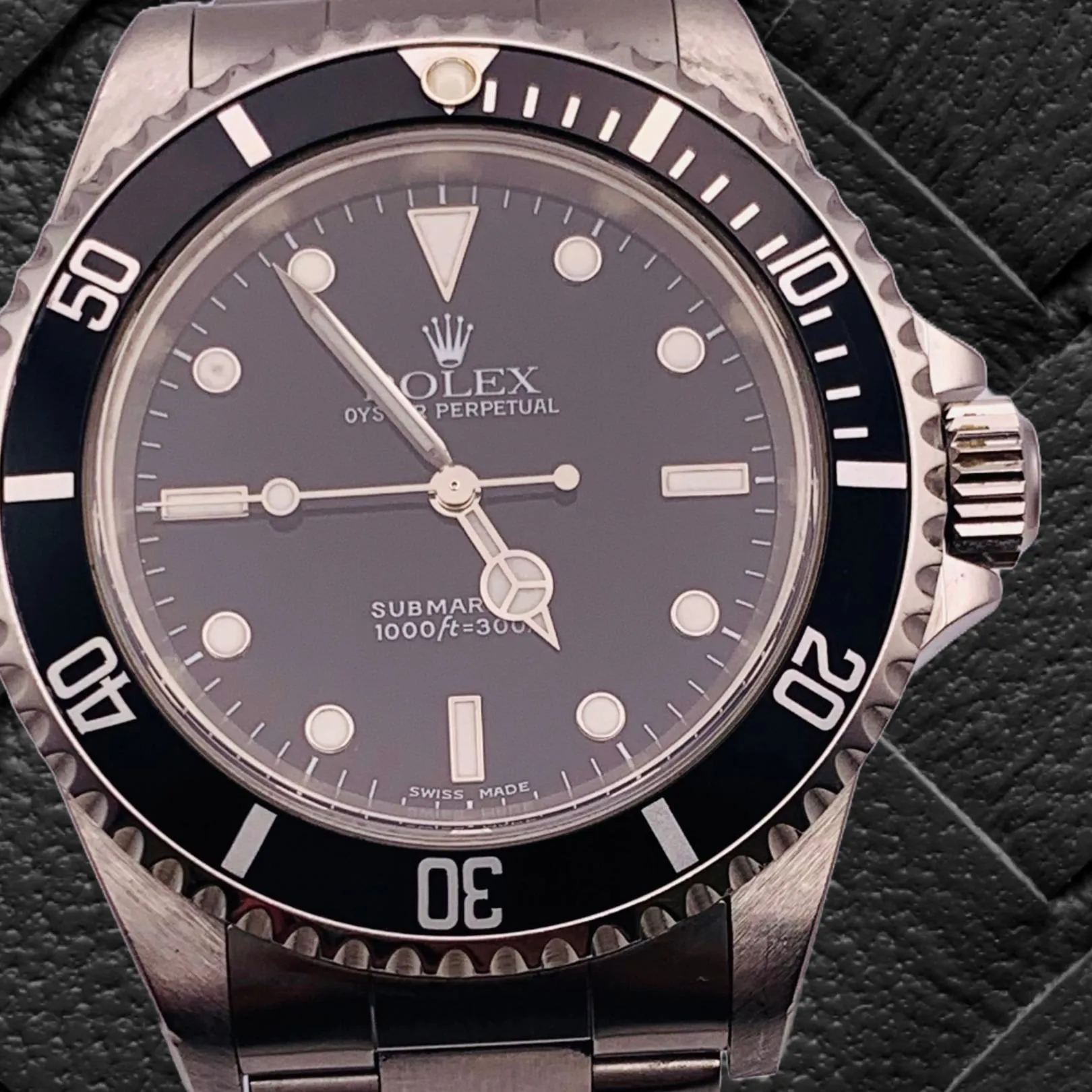 Rolex Submariner 14060 40mm Stainless steel Black