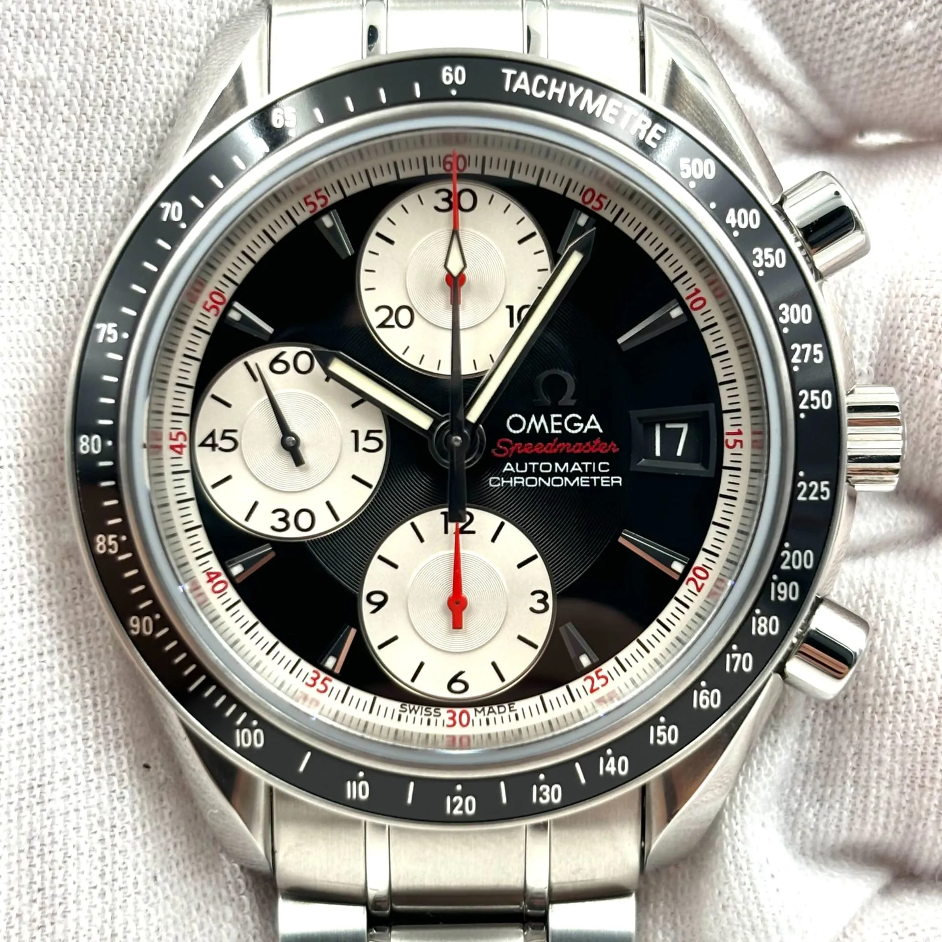 Omega Speedmaster Date 3210.51.00 40mm Stainless steel Black