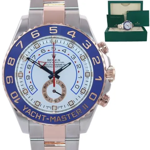 Rolex Yacht-Master II 116681 44mm Everose gold White