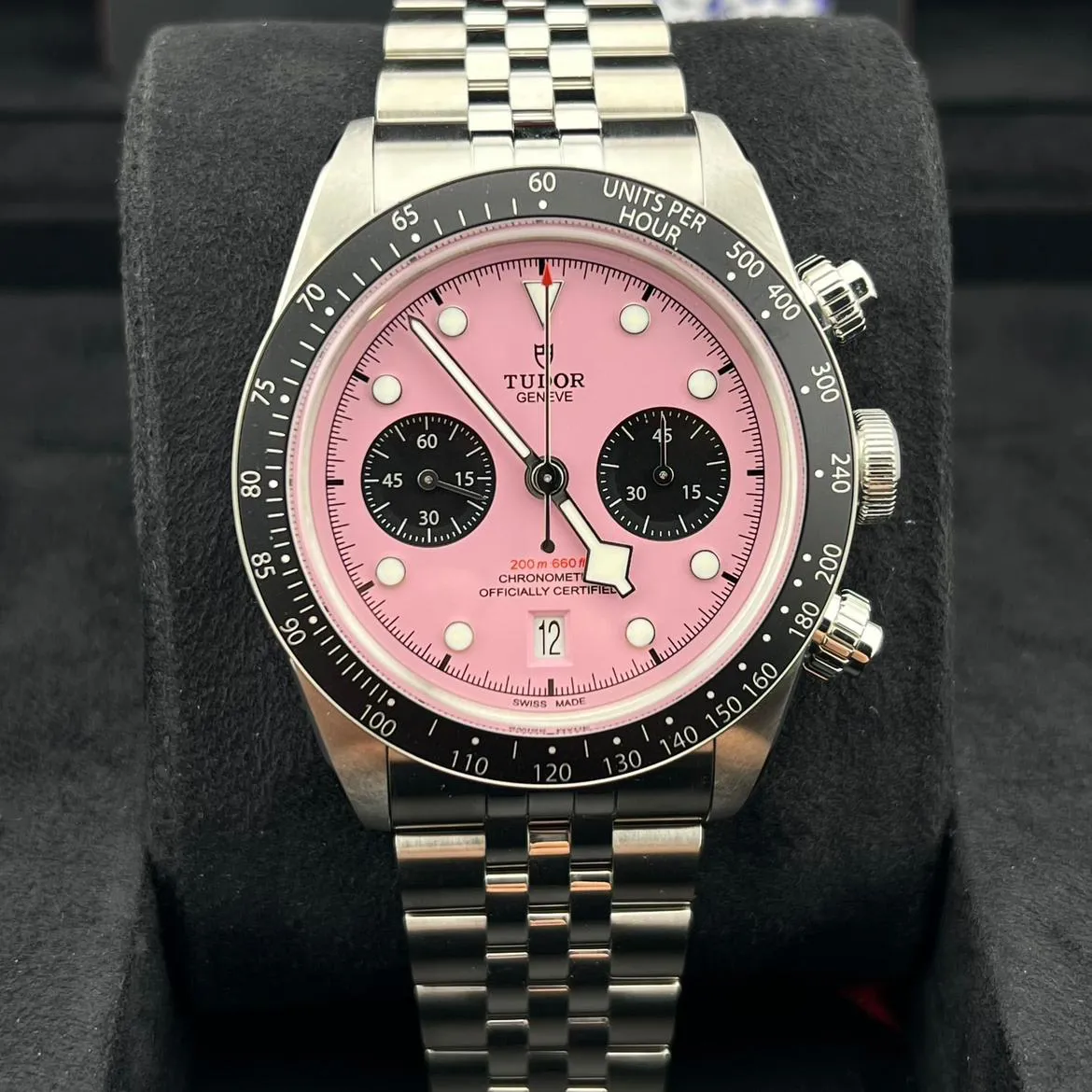 Tudor Black Bay M79360N-0019 41mm Stainless steel Pink