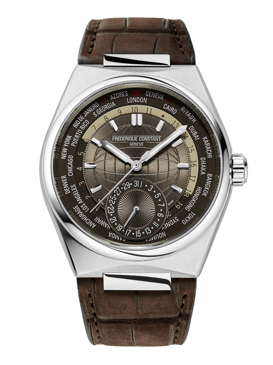 Frédérique Constant Manufacture FC-718C4NH6 41mm Stainless steel Brown