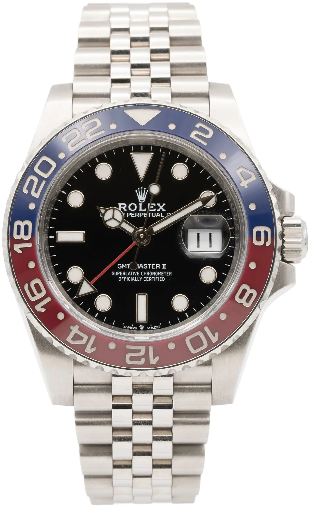 Rolex GMT-Master II 126710BLRO 40mm Stainless steel Black