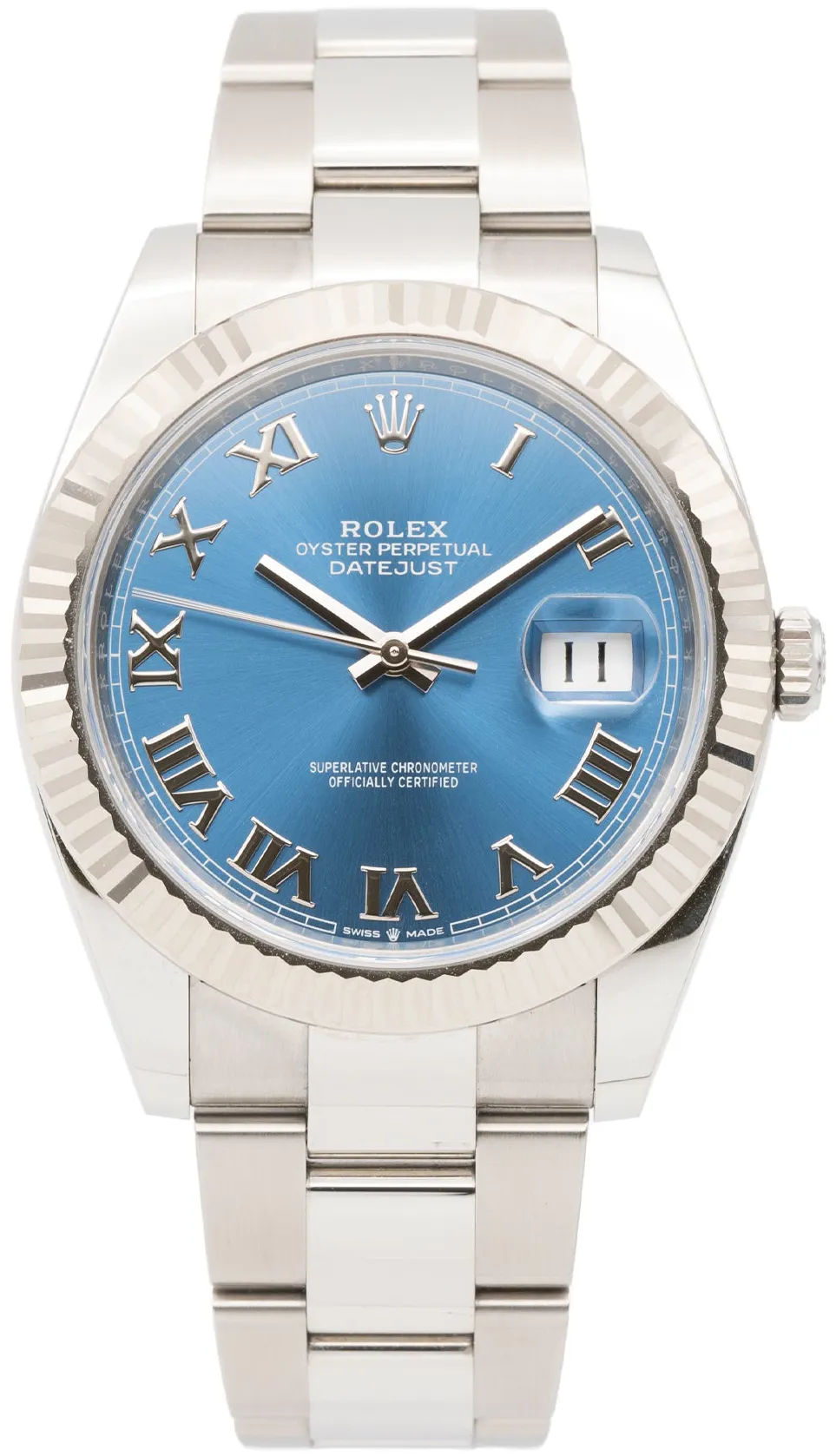 Rolex Datejust 41 126334 41mm White gold and Stainless steel Blue