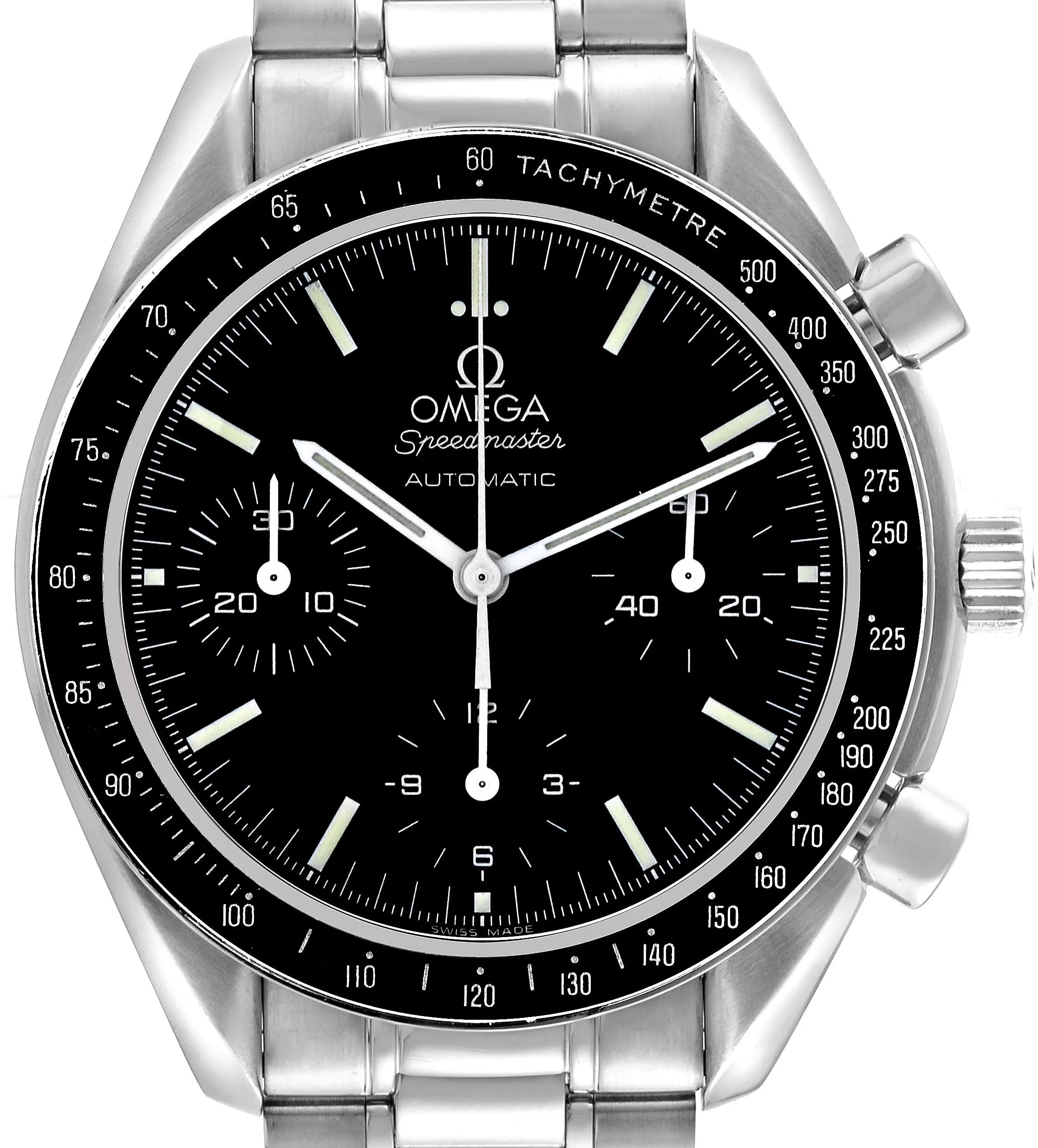 Omega Speedmaster Reduced 3539.50.00 39mm Stainless steel Black